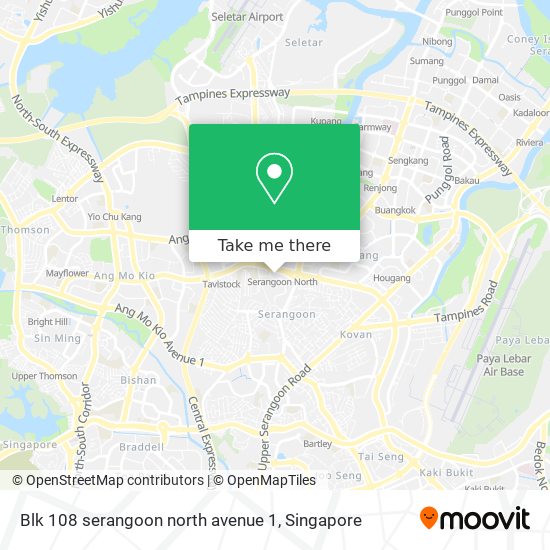 Blk 108 serangoon north avenue 1地图