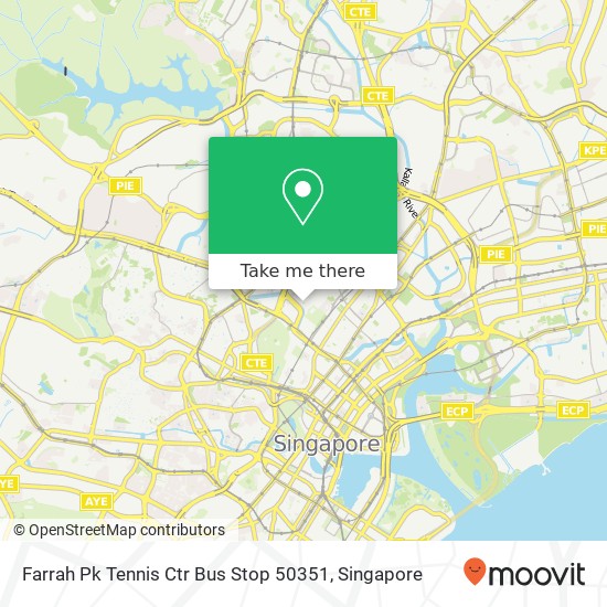 Farrah Pk Tennis Ctr Bus Stop 50351 map