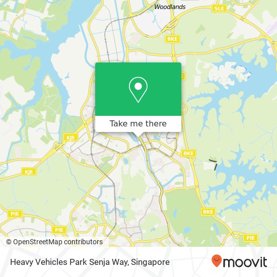 Heavy Vehicles Park Senja Way地图