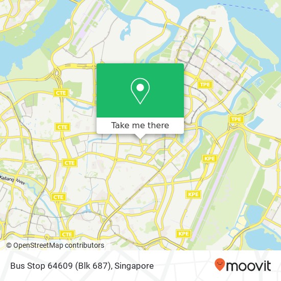 Bus Stop 64609 (Blk 687) map