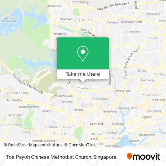 Toa Payoh Chinese Methodist Church map