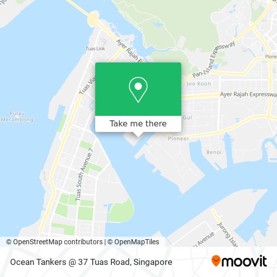 Ocean Tankers @ 37 Tuas Road map