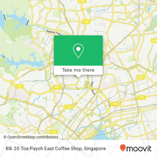 Blk 20 Toa Payoh East Coffee Shop map