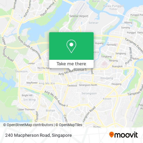 240 Macpherson Road map