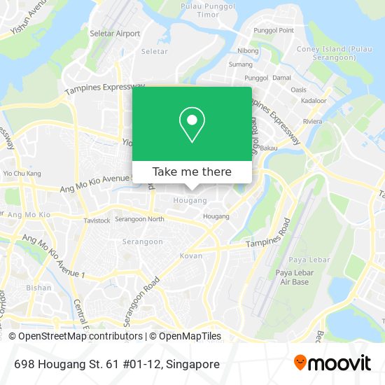 698 Hougang St. 61 #01-12 map