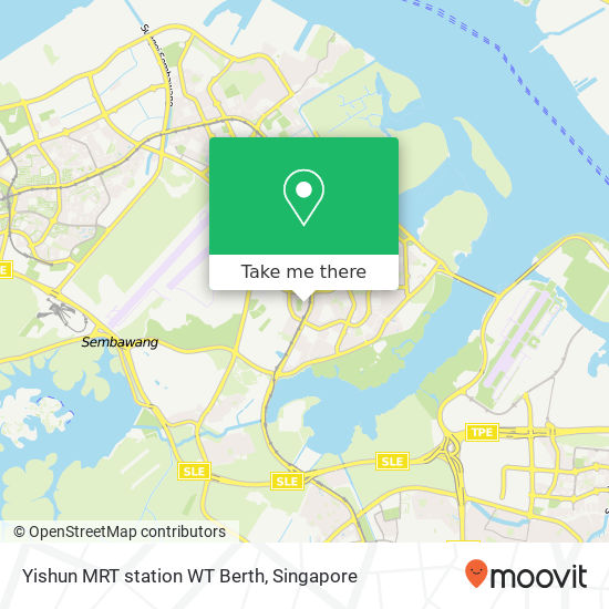 Yishun MRT station WT Berth map