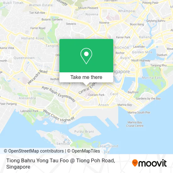 Tiong Bahru Yong Tau Foo @ Tiong Poh Road map