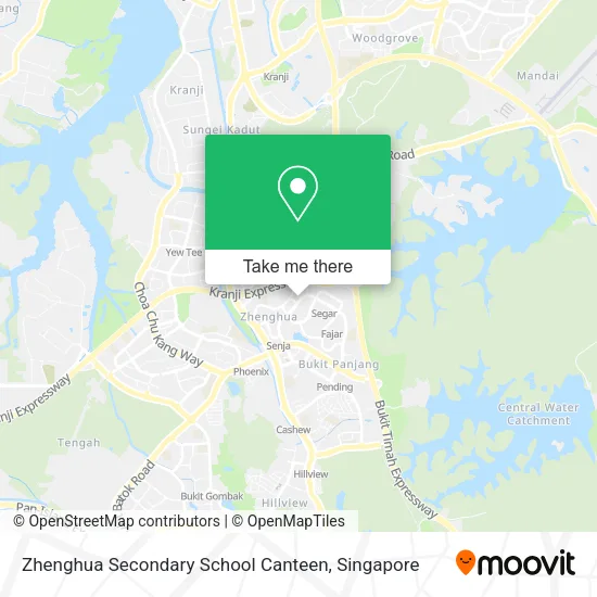 Zhenghua Secondary School Canteen地图