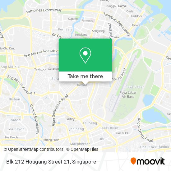 Blk 212 Hougang Street 21 map