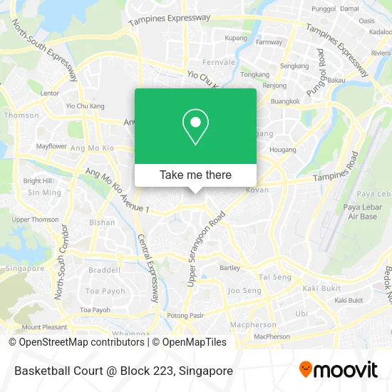 Basketball Court @ Block 223地图