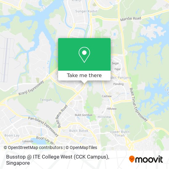 Busstop @ ITE College West (CCK Campus) map
