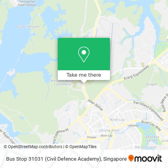 Bus Stop 31031 (Civil Defence Academy) map