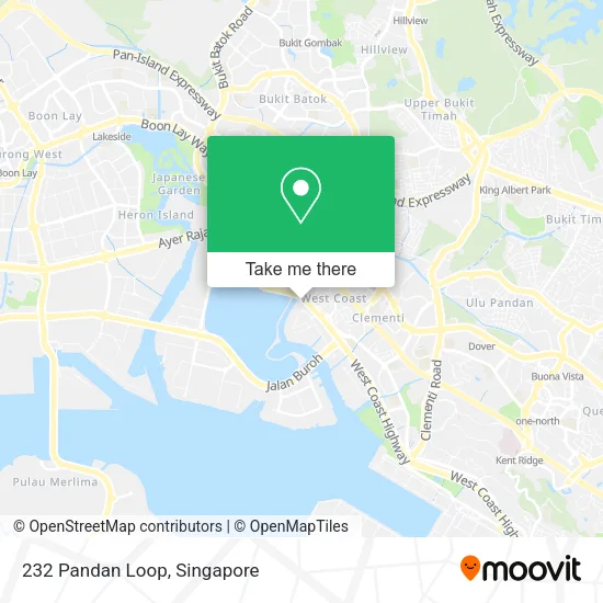 232 Pandan Loop map