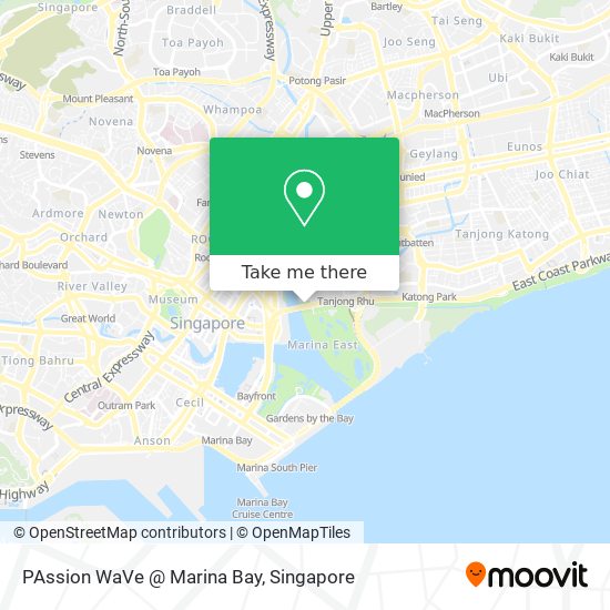 PAssion WaVe @ Marina Bay map
