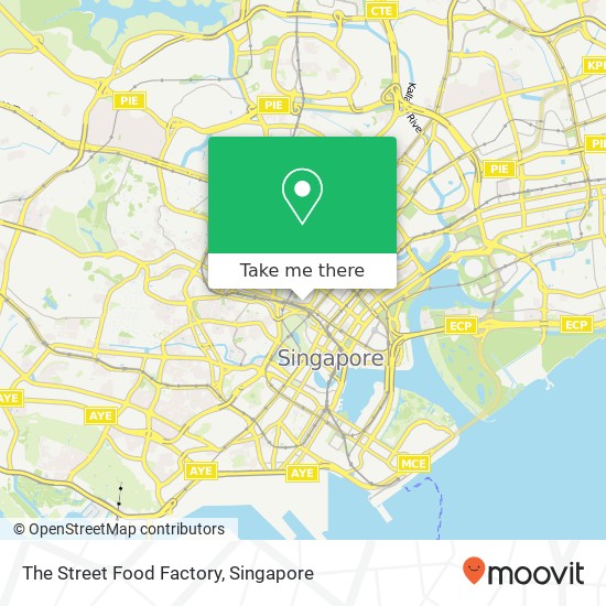 The Street Food Factory map