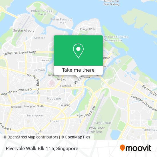 Rivervale Walk Blk 115 map