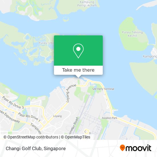 Changi Golf Club map