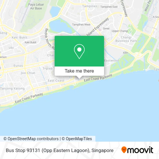 Bus Stop 93131 (Opp Eastern Lagoon)地图