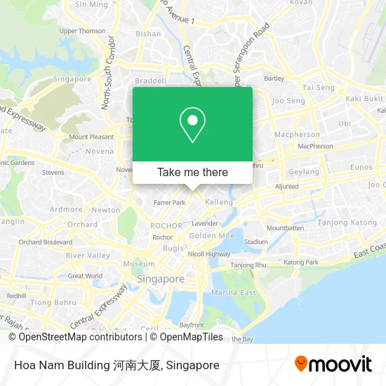 Hoa Nam Building 河南大厦 map