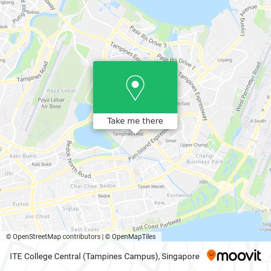 ITE College Central (Tampines Campus) map