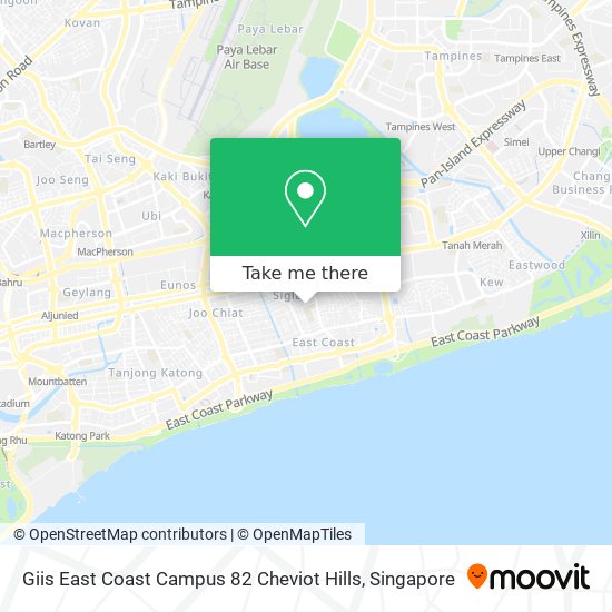 Giis East Coast Campus 82 Cheviot Hills地图