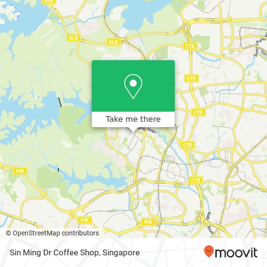 Sin Ming Dr Coffee Shop map
