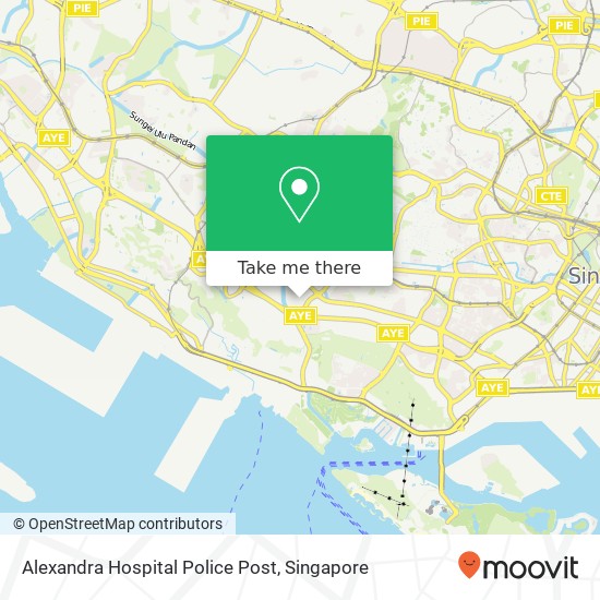 Alexandra Hospital Police Post map