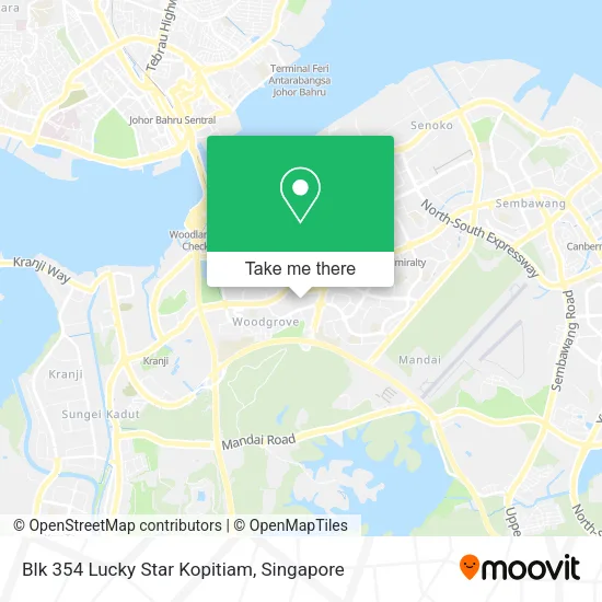Blk 354 Lucky Star Kopitiam map
