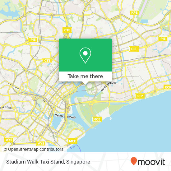 Stadium Walk Taxi Stand map