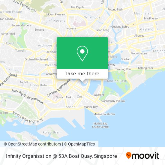 Infinity Organisation @ 53A Boat Quay map