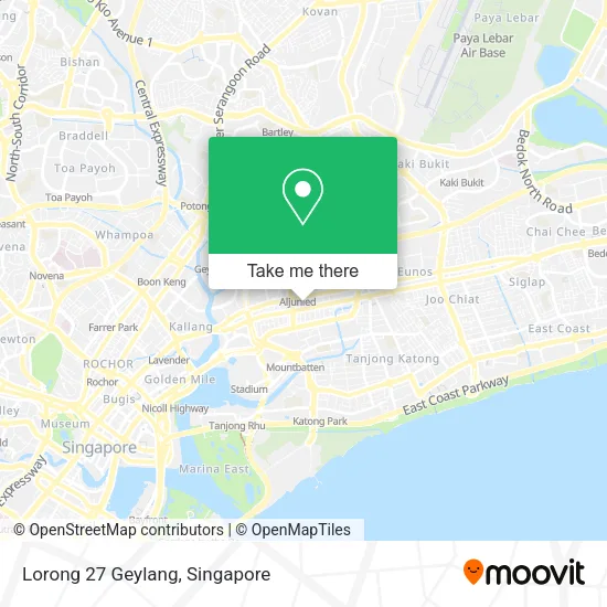 Lorong 27 Geylang map