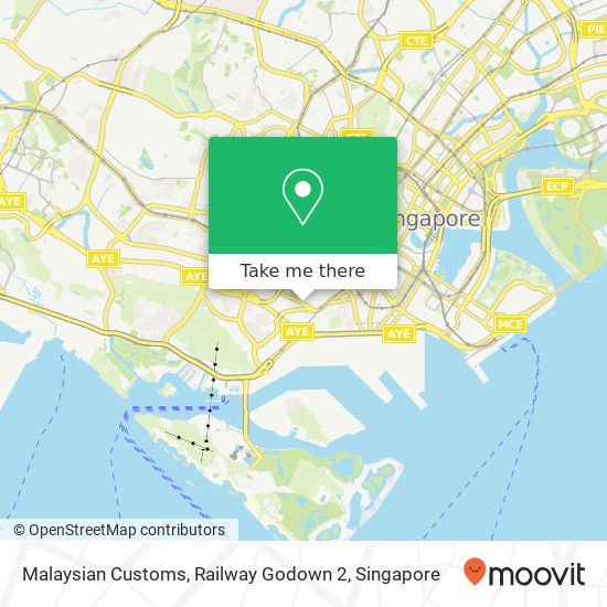 Malaysian Customs, Railway Godown 2 map
