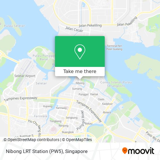 Nibong LRT Station (PW5) map