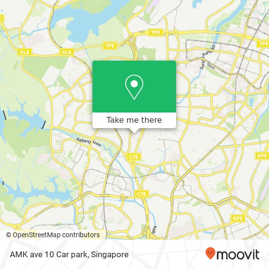 AMK ave 10 Car park地图