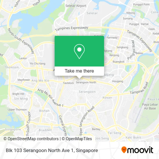 Blk 103 Serangoon North Ave 1 map