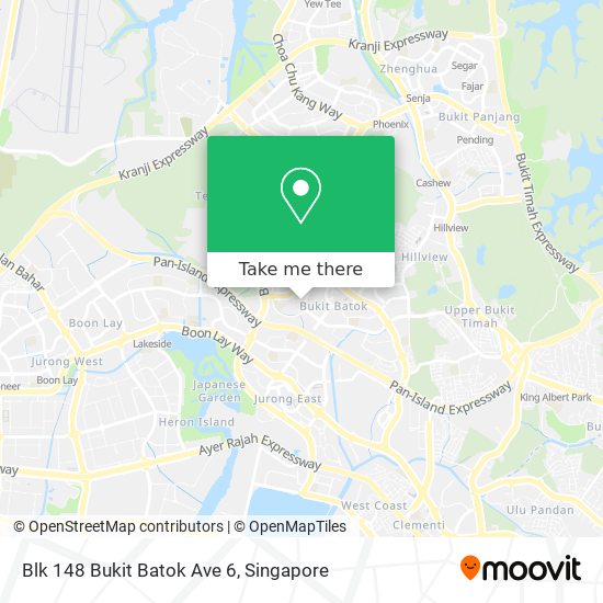 Blk 148 Bukit Batok Ave 6地图