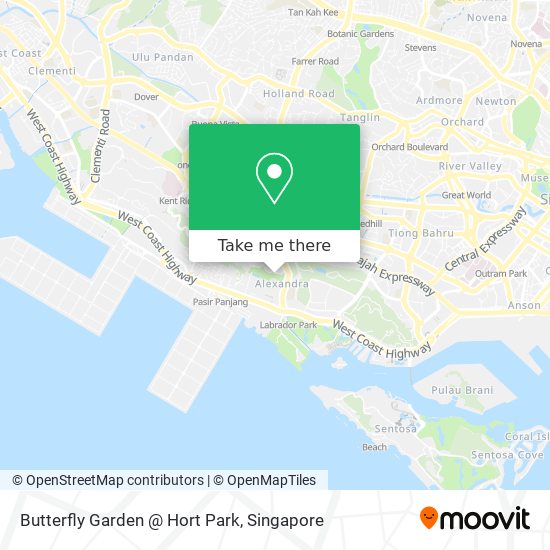 Butterfly Garden @ Hort Park map
