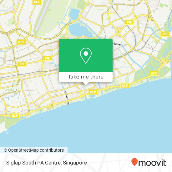 Siglap South PA Centre map