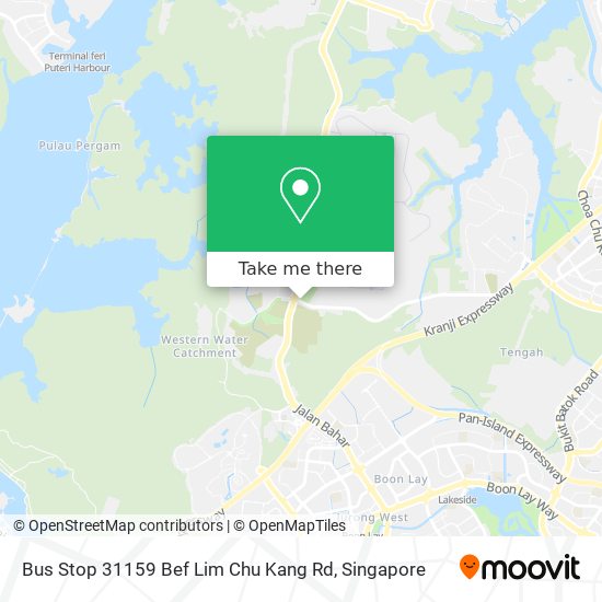 Bus Stop 31159 Bef Lim Chu Kang Rd地图
