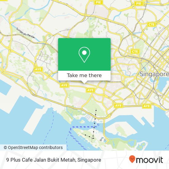 9 Plus Cafe Jalan Bukit Metah地图