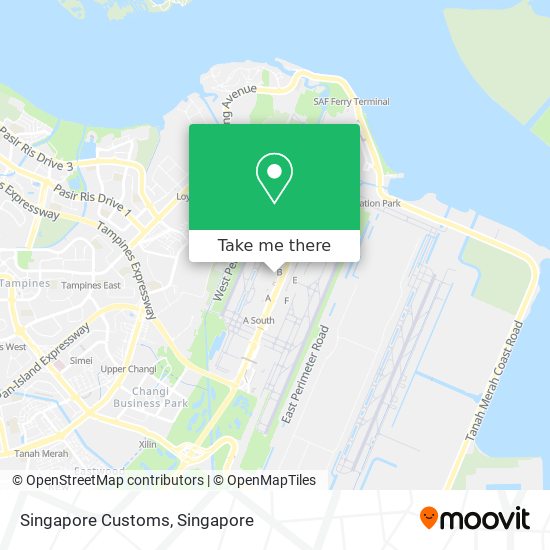 Singapore Customs map