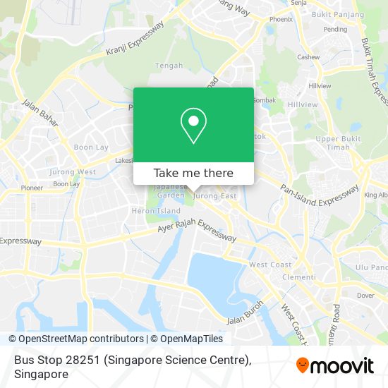 Bus Stop 28251 (Singapore Science Centre) map