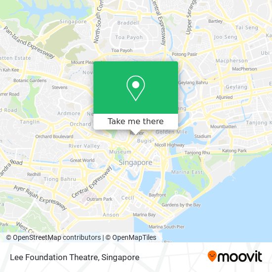 Lee Foundation Theatre map