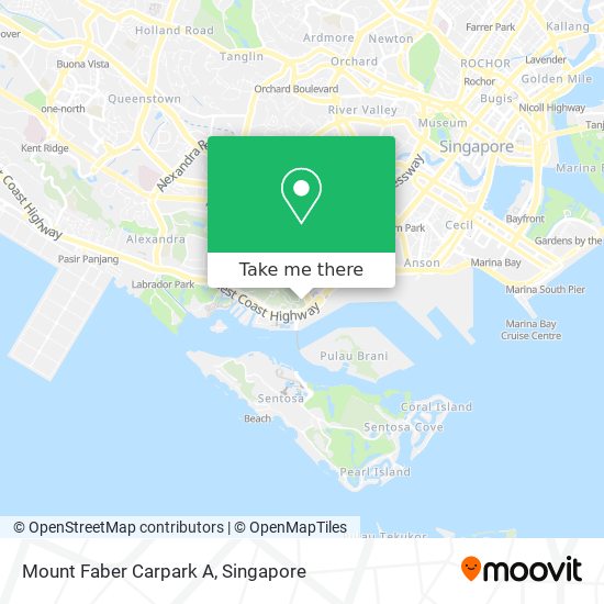 Mount Faber Carpark A map