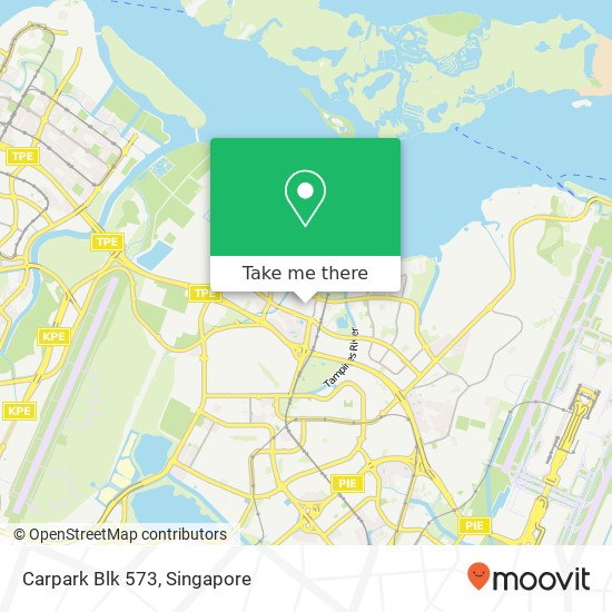 Carpark Blk 573 map