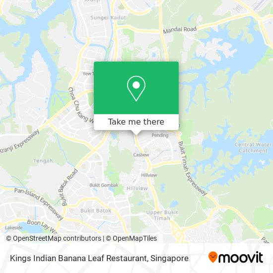 Kings Indian Banana Leaf Restaurant地图