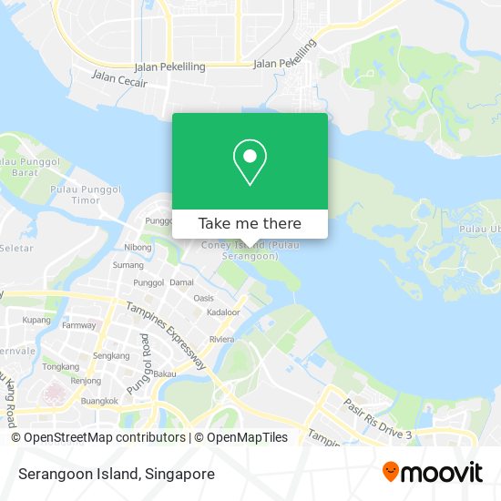 Serangoon Island map