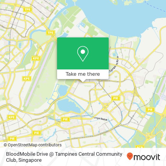 BloodMobile Drive @ Tampines Central Community Club map