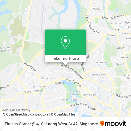 Fitness Corner @ 410 Jurong West St 42 map