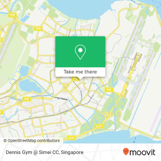 Dennis Gym @ Simei CC地图